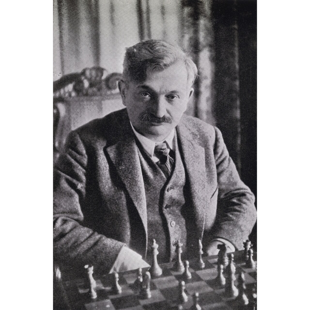 Emanuel Lasker 1868 1941 German Chess Grandmaster Mathematician And Philosopher Second World Chess Champion Illustrati 2